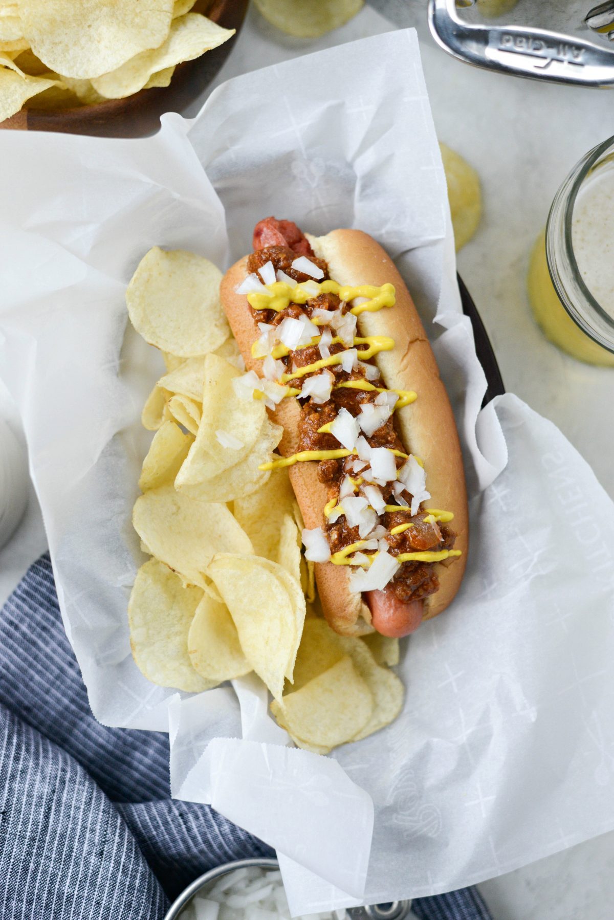 Detroit Style Coney Dogs l SimplyScratch.com #chili #dogs #detroit #coneydogs #homemade