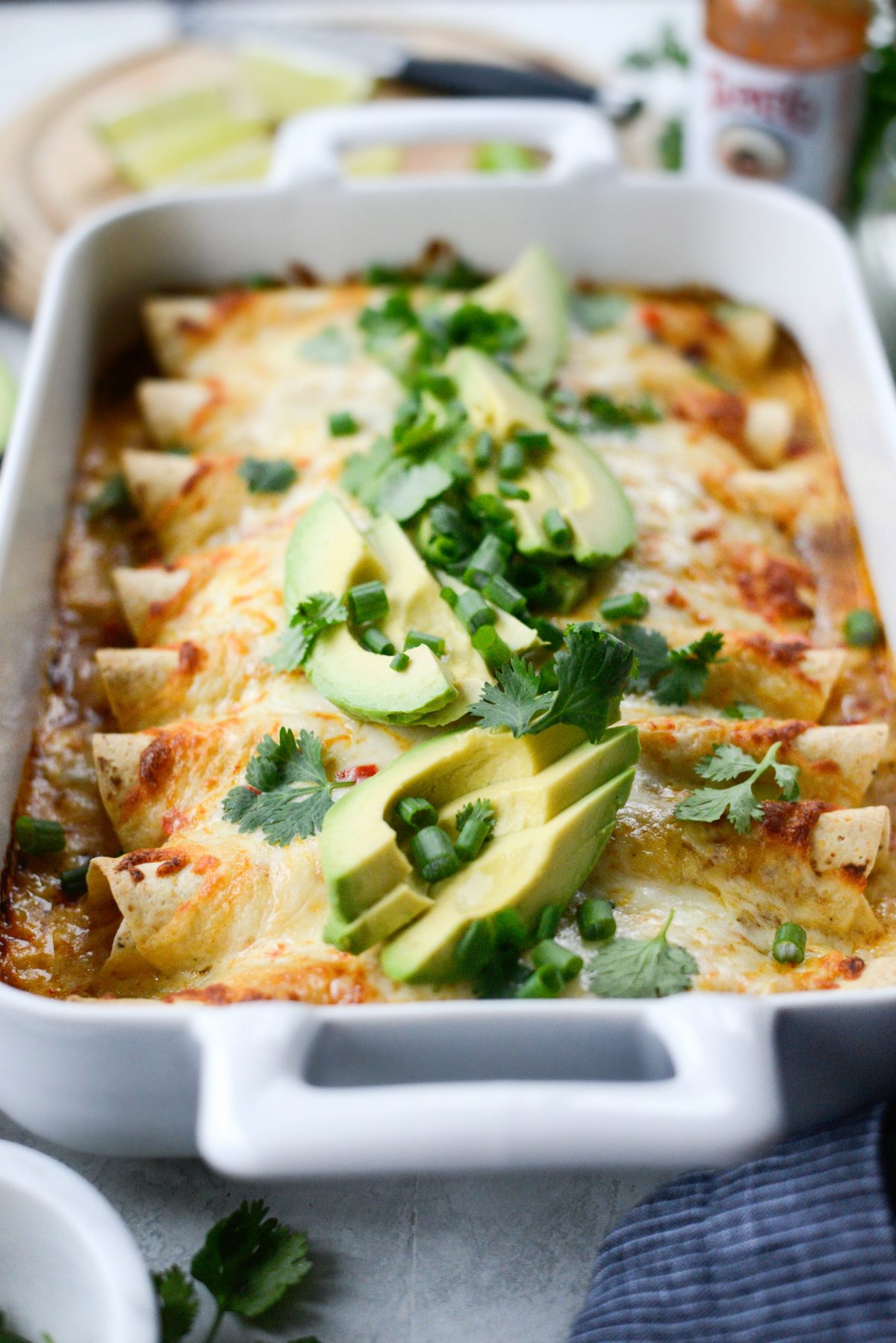 Simply Scratch Lighter Chicken Enchiladas Simply Scratch