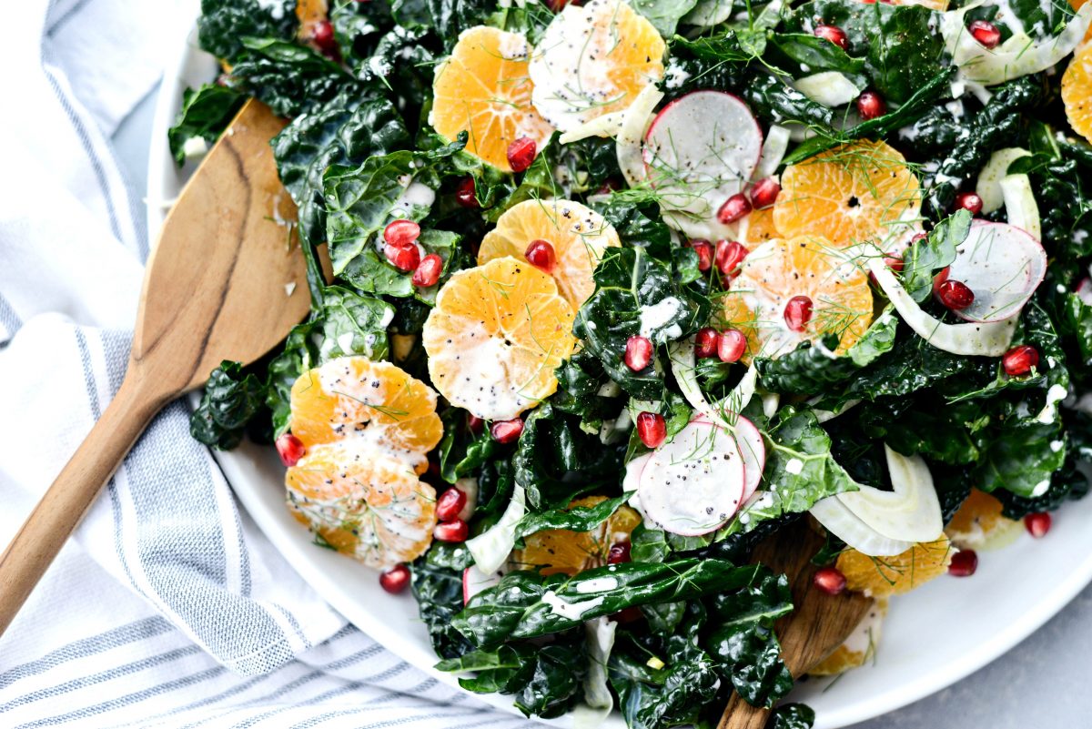 Simply Scratch Winter Clementine Fennel and Kale Salad Simply Scratch