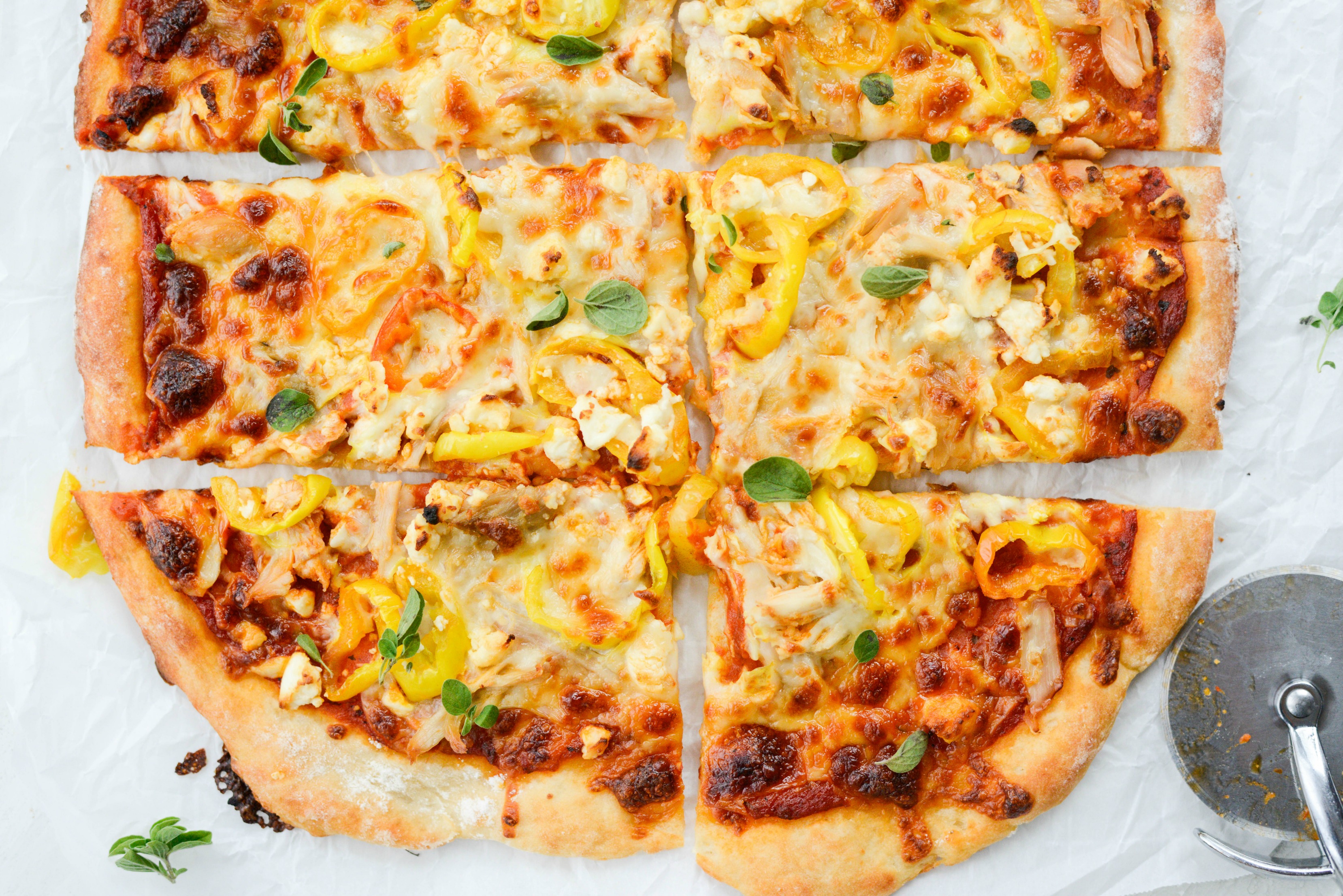 Simply Scratch Spicy Chicken Feta Pizza Simply Scratch