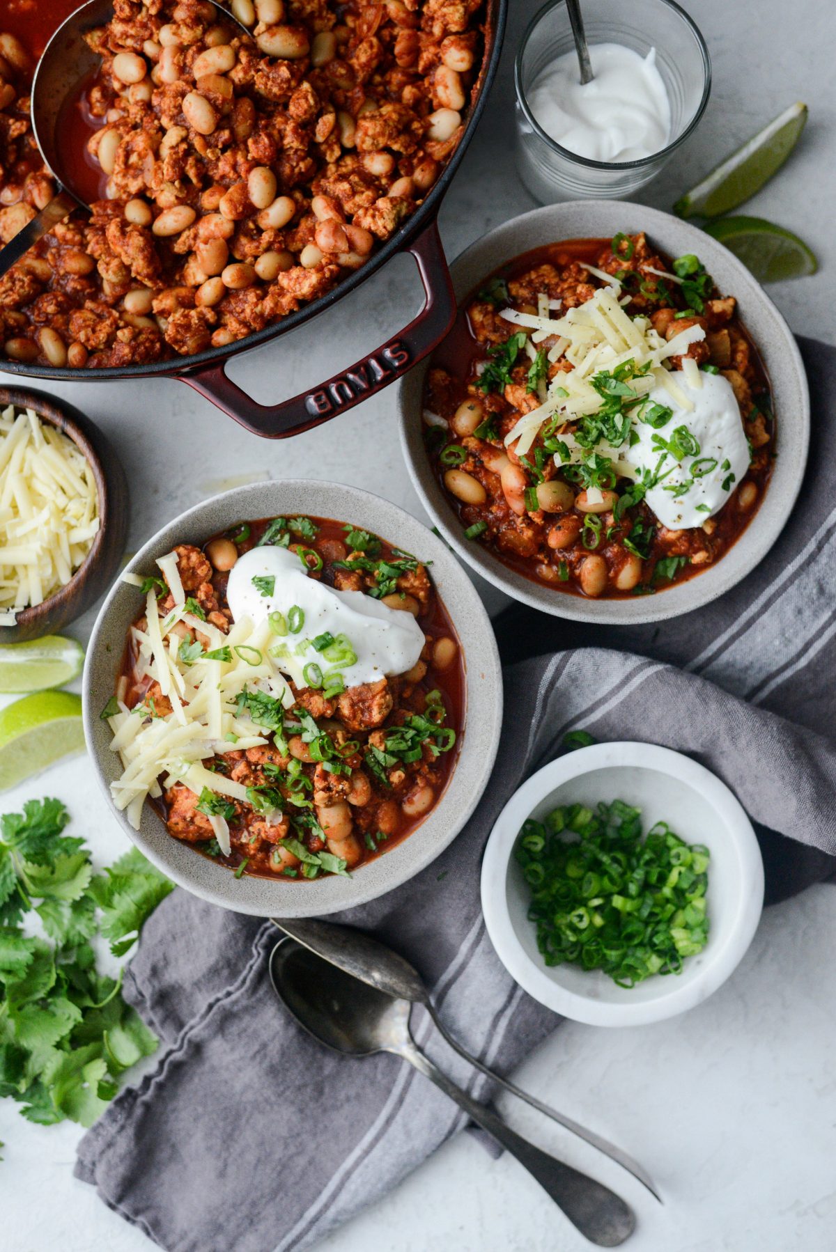 Chipotle White Bean Turkey Chili l SimplyScratch