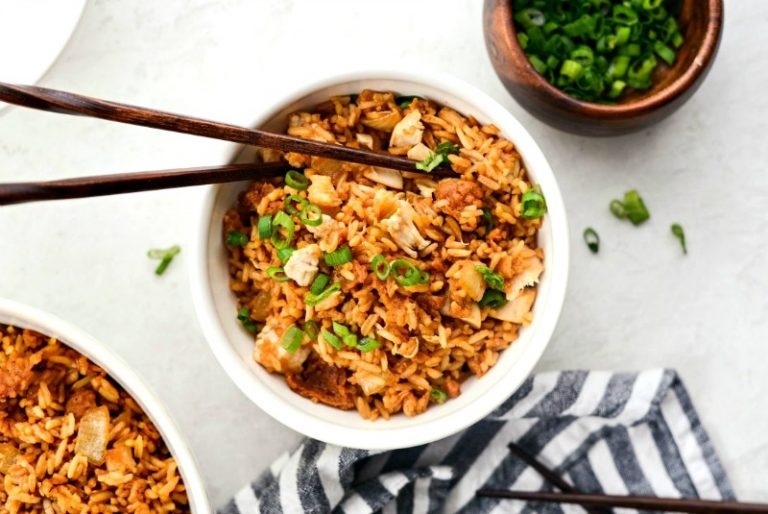 Simply Scratch Crispy Fried Chicken Fried Rice Simply Scratch