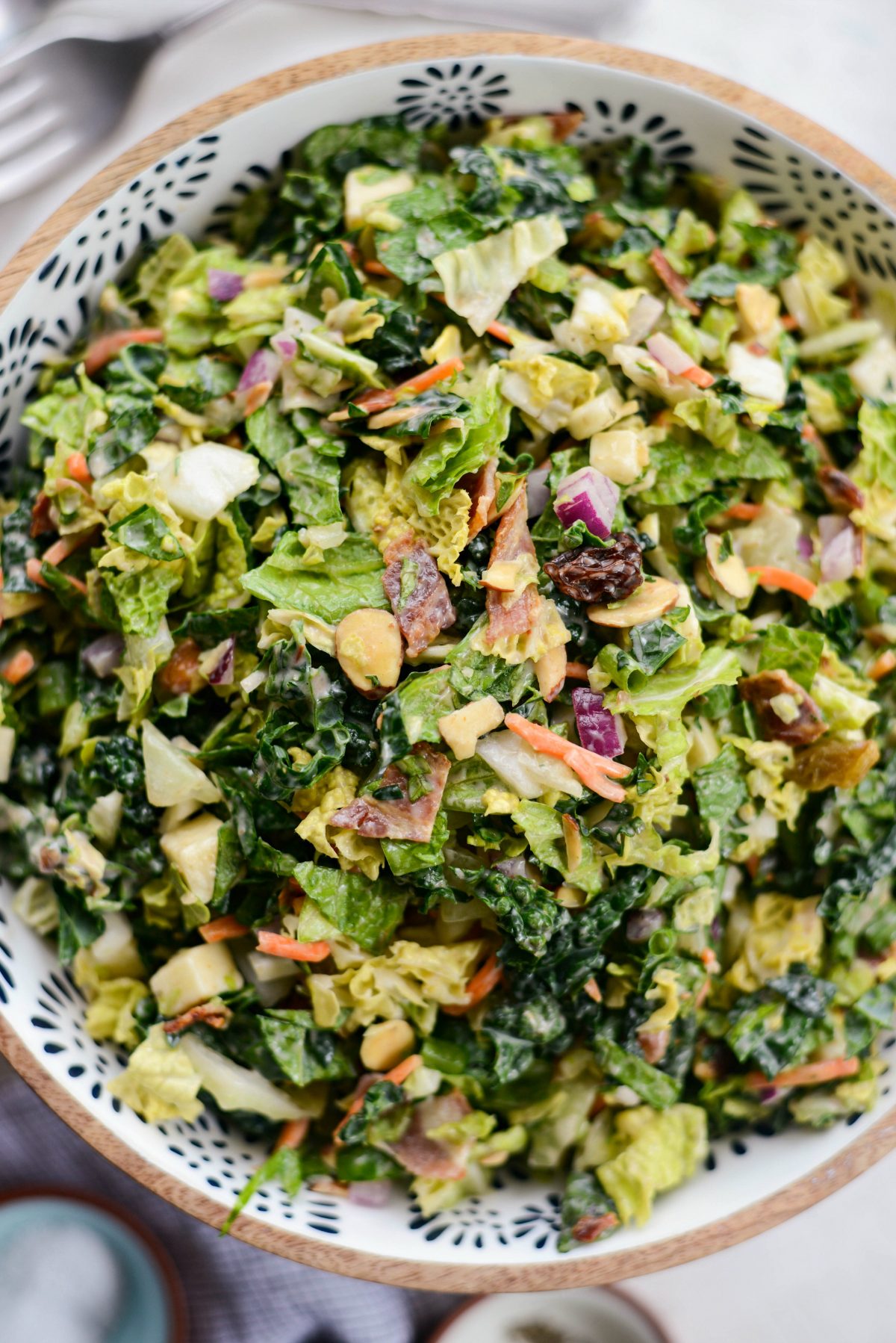 tossed BBQ Ranch Chopped Salad.