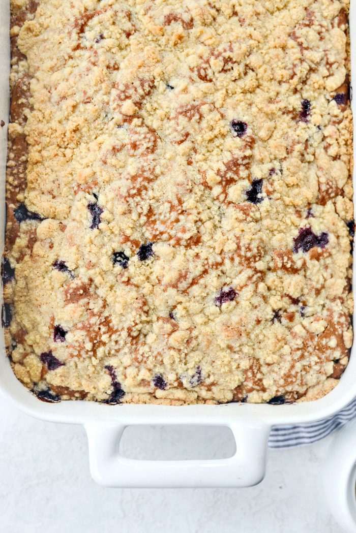 baked Blueberry Crumb Cake