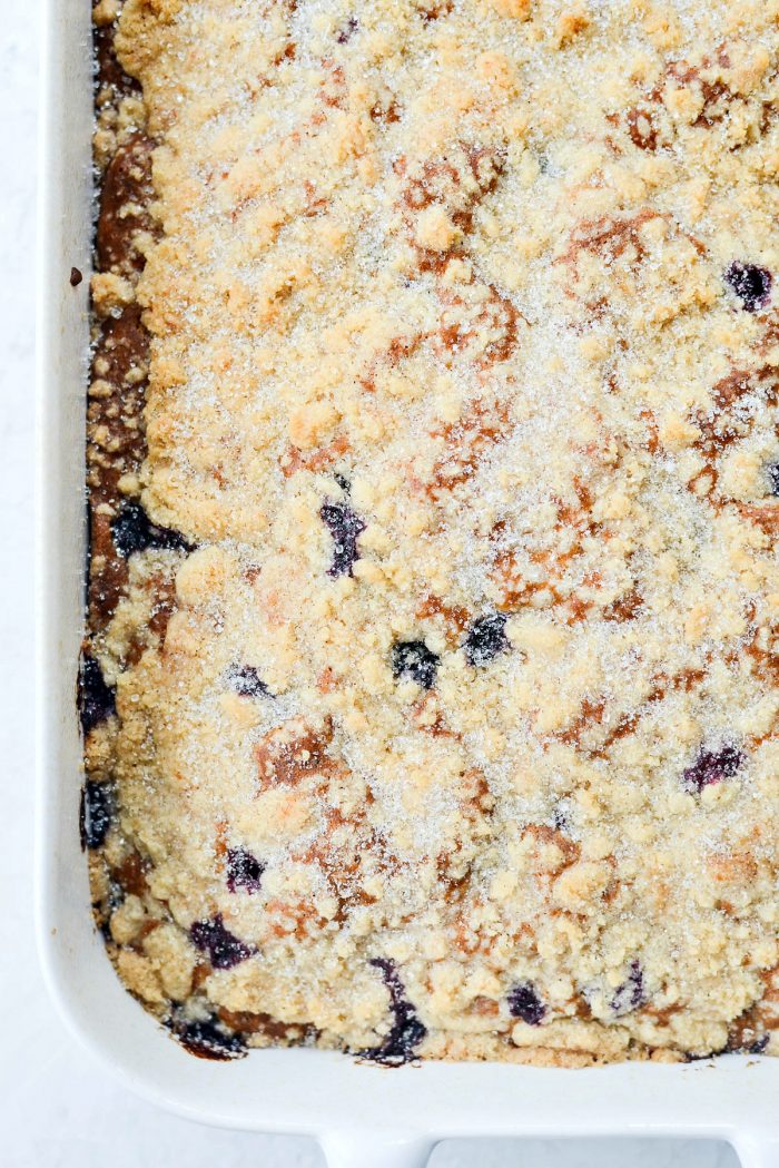 Blueberry Crumb Cake l SimplyScratch.com #homemade #blueberry #crumbcake #fromscratch #cake #dessert