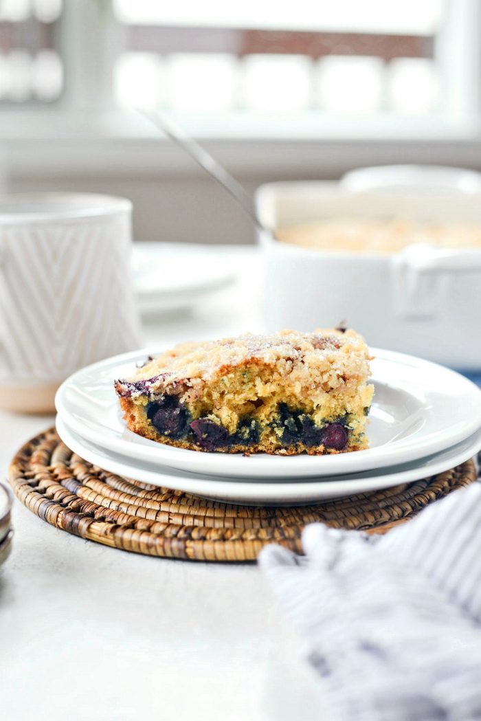 Blueberry Crumb Cake l SimplyScratch.com #homemade #blueberry #crumbcake #fromscratch #cake #dessert