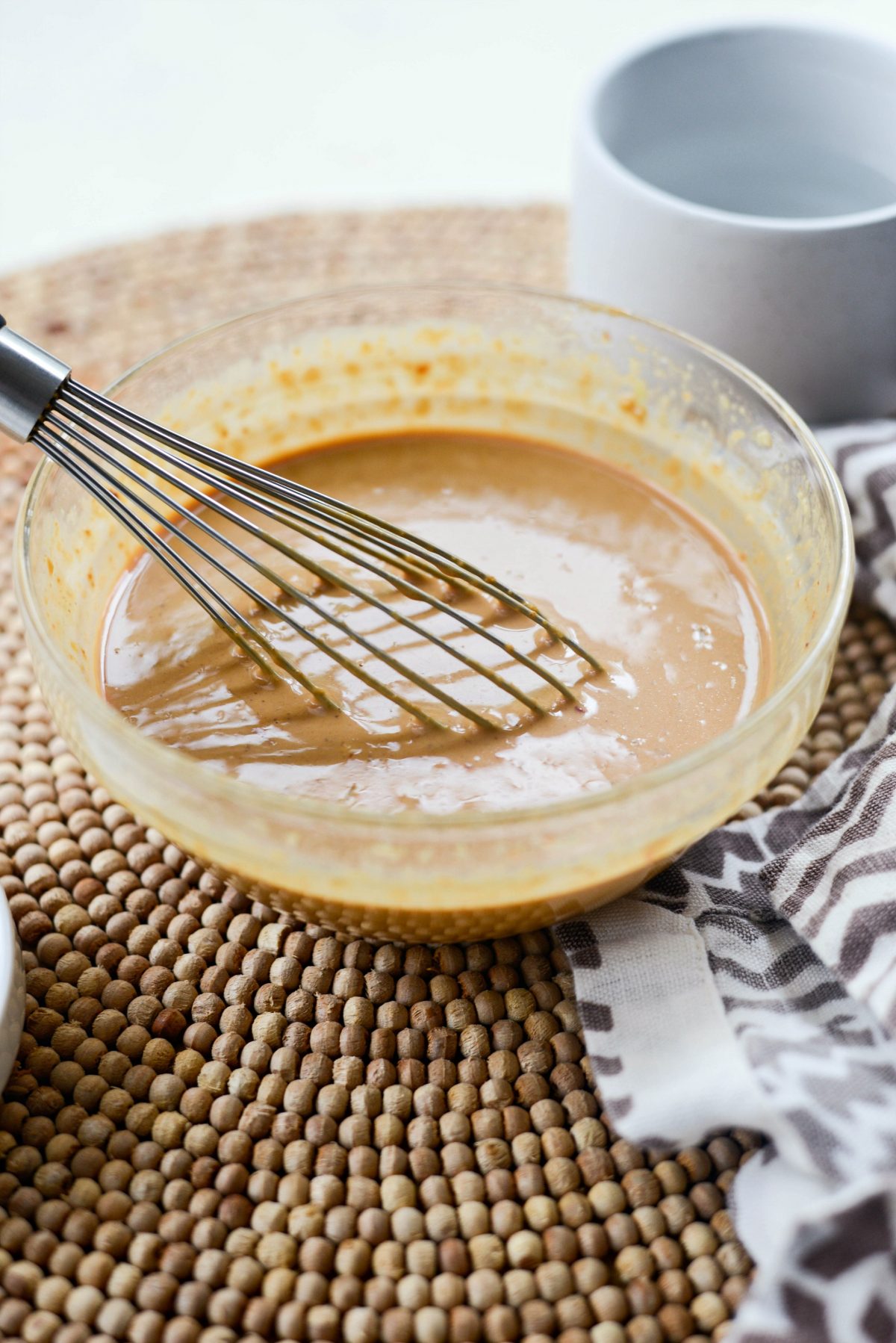 whisked thai peanut sauce