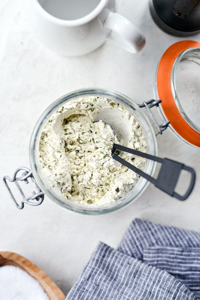 Homemade Ranch Dressing Mix l SimplyScratch.com #homemade #ranchdressing #packet #mix #easy #seasoning