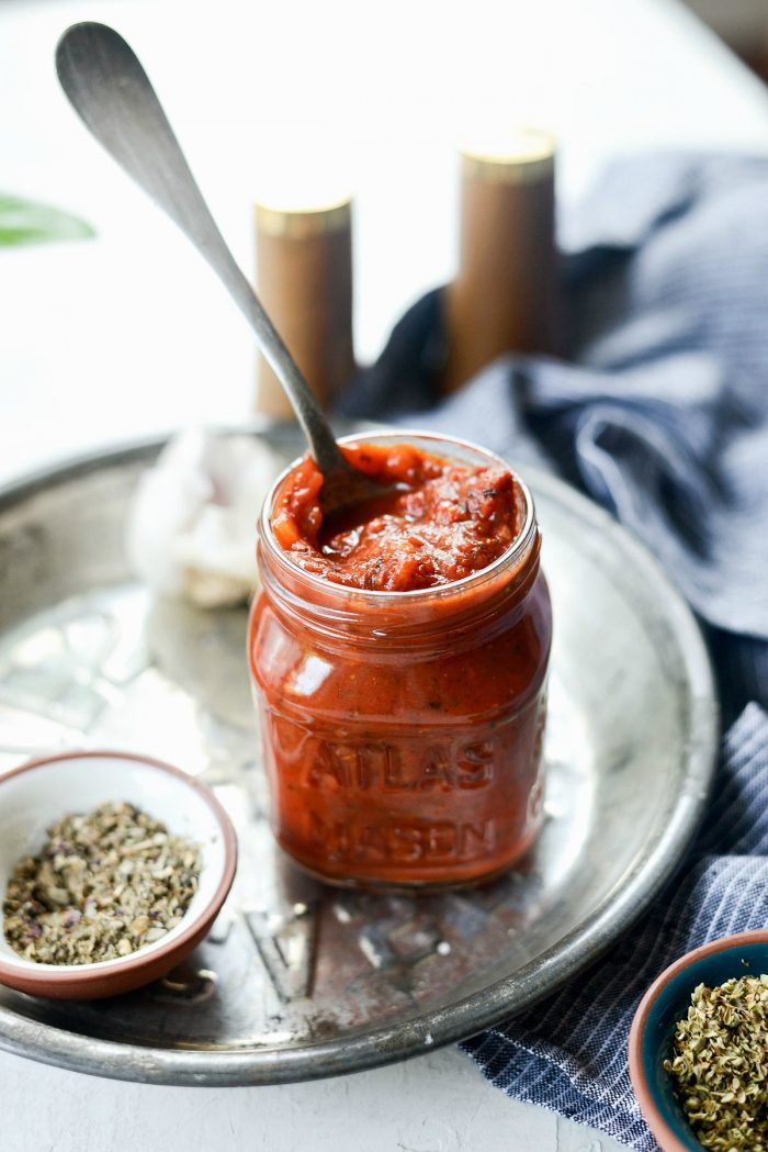 jar of Homemade Pizza Sauce