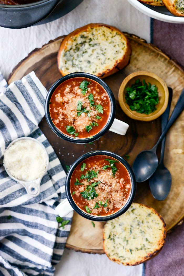 Beef Ancini de Pepe Soup l SimplyScratch.com #beef #ancinidepepe #pasta #soup #easy #tomato #simplyscratch