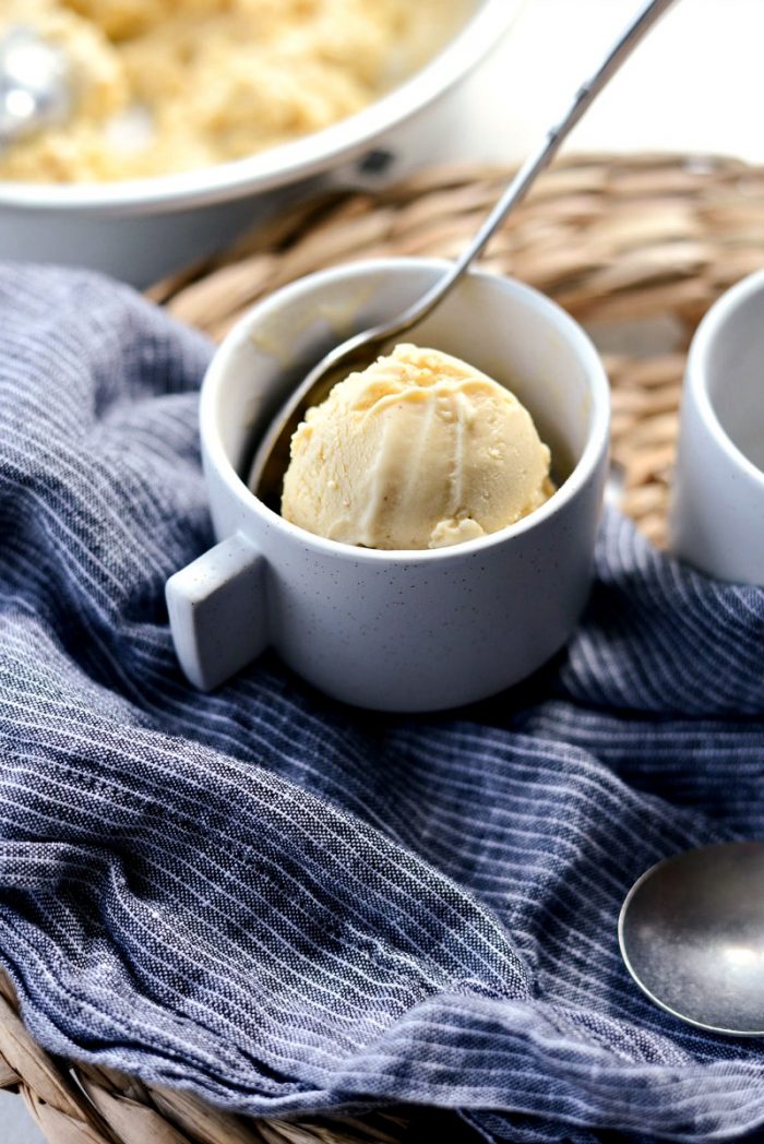 Brown Butter Ice Cream l SimplyScratch.com #homemade #brownbutter #icecream #fromscratch