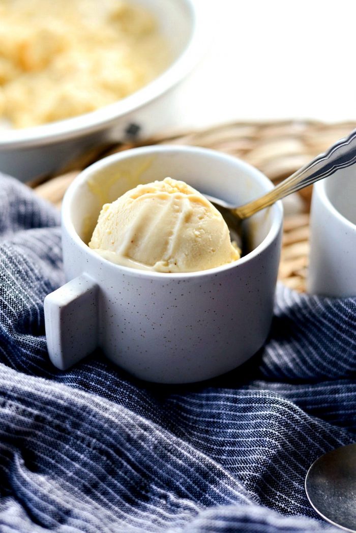 Brown Butter Ice Cream l SimplyScratch.com #homemade #brownbutter #icecream #fromscratch