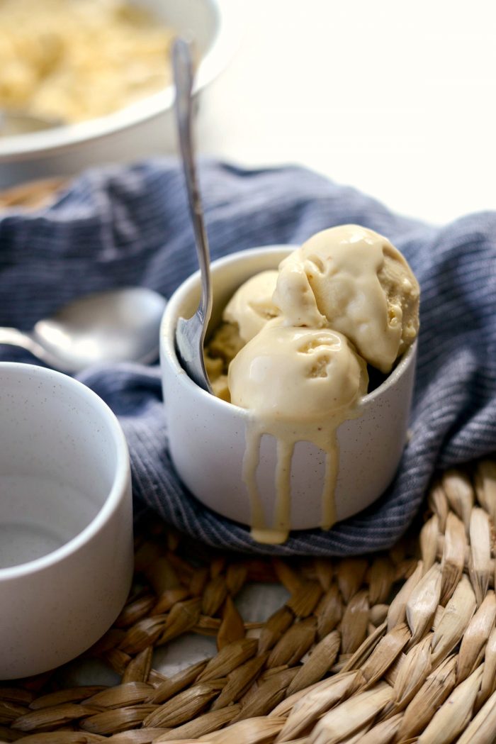 Brown Butter Ice Cream l SimplyScratch.com #homemade #brownbutter #icecream #fromscratch