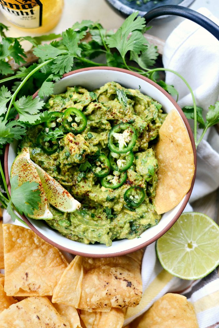 Chile Lime Guacamole l SimplyScratch.com #chile #lime #homemade #guacamole #guac #recipe #texmex #dip #appetizer #snack