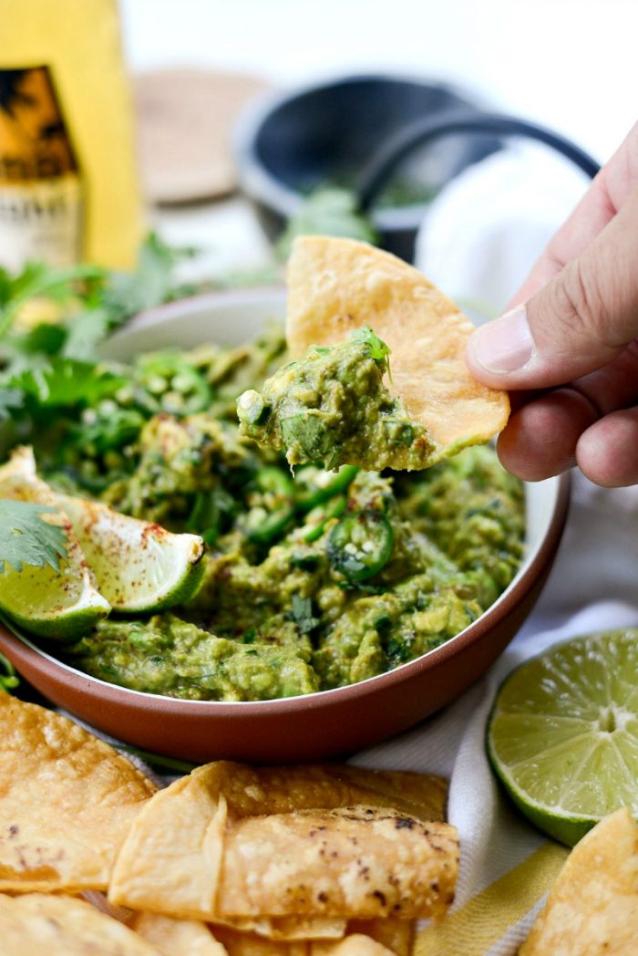 Chile Lime Guacamole l SimplyScratch.com #chile #lime #homemade #guacamole #guac #recipe #texmex #dip #appetizer #snack