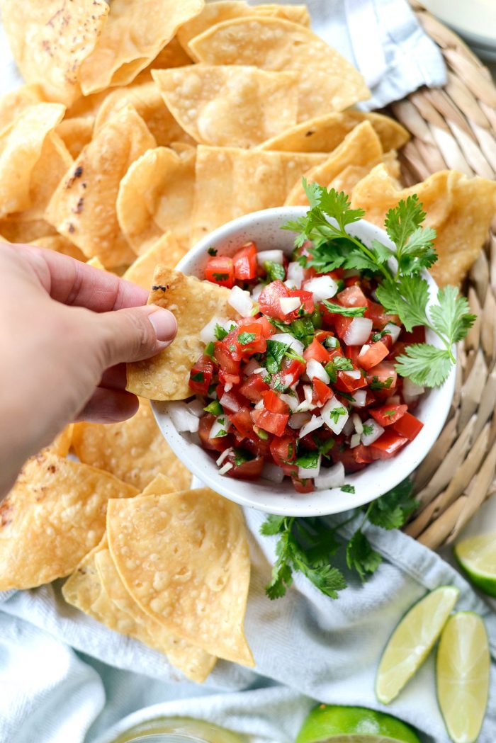 Quick Pico de Gallo l SimplyScratch.com #picodegallo #pico #tomatoes #fresh #salsa #fresca #mexican #appetizer