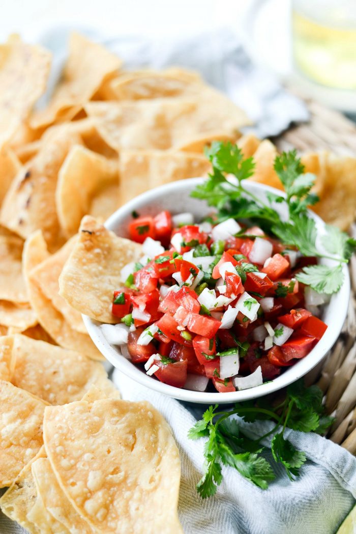 Quick Pico de Gallo l SimplyScratch.com #picodegallo #pico #tomatoes #fresh #salsa #fresca #mexican #appetizer