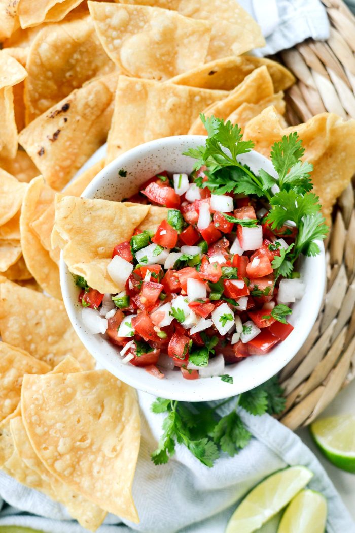 Quick Pico de Gallo l SimplyScratch.com #picodegallo #pico #tomatoes #fresh #salsa #fresca #mexican #appetizer