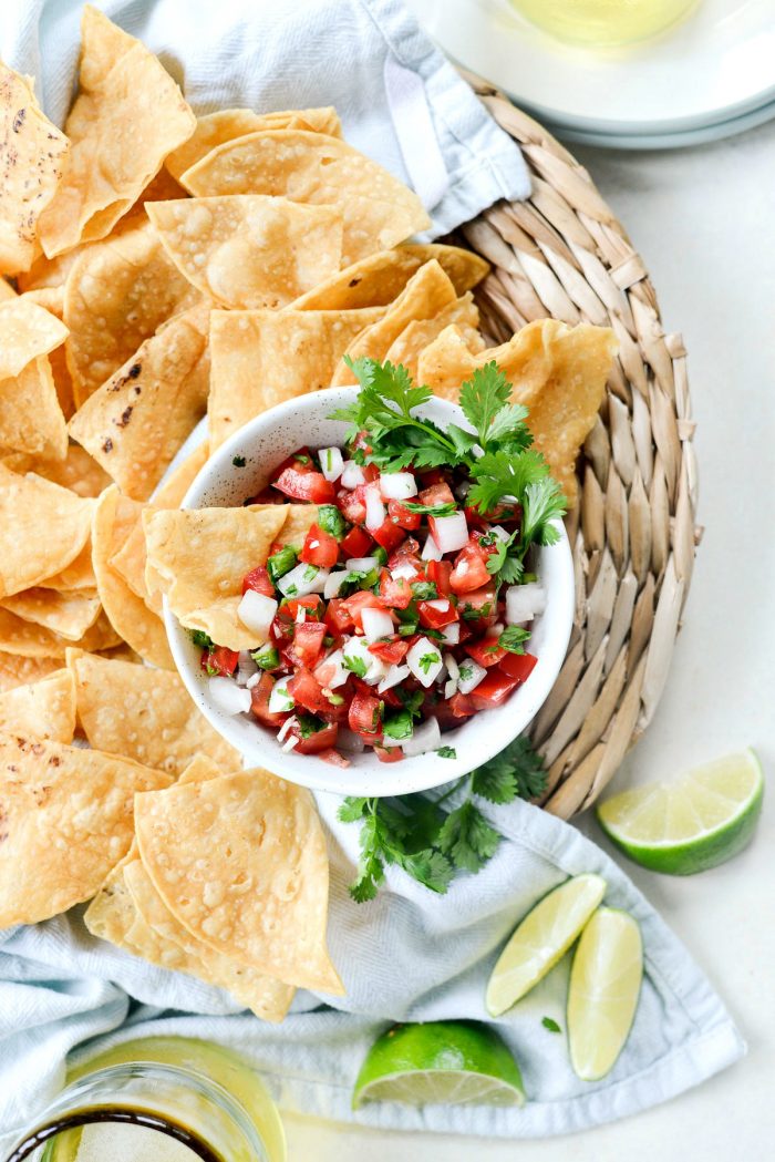 Quick Pico de Gallo l SimplyScratch.com #picodegallo #pico #tomatoes #fresh #salsa #fresca #mexican #appetizer