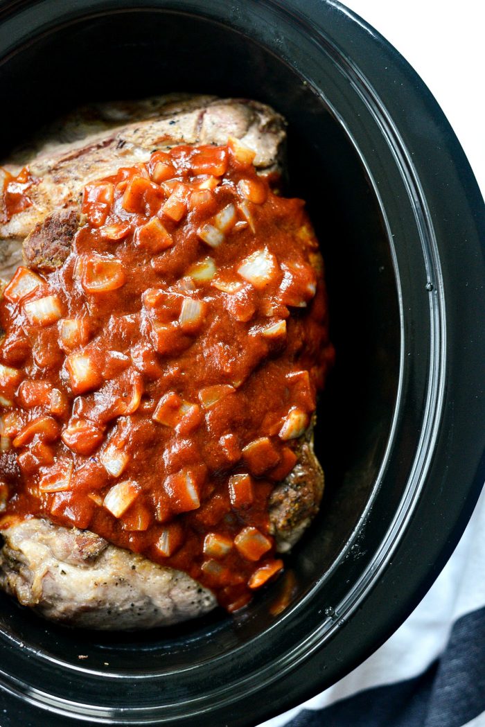 transfer to slow cooker
