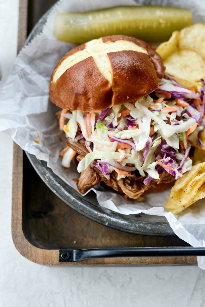 Slow Cooker Pulled Pork Sandwiches