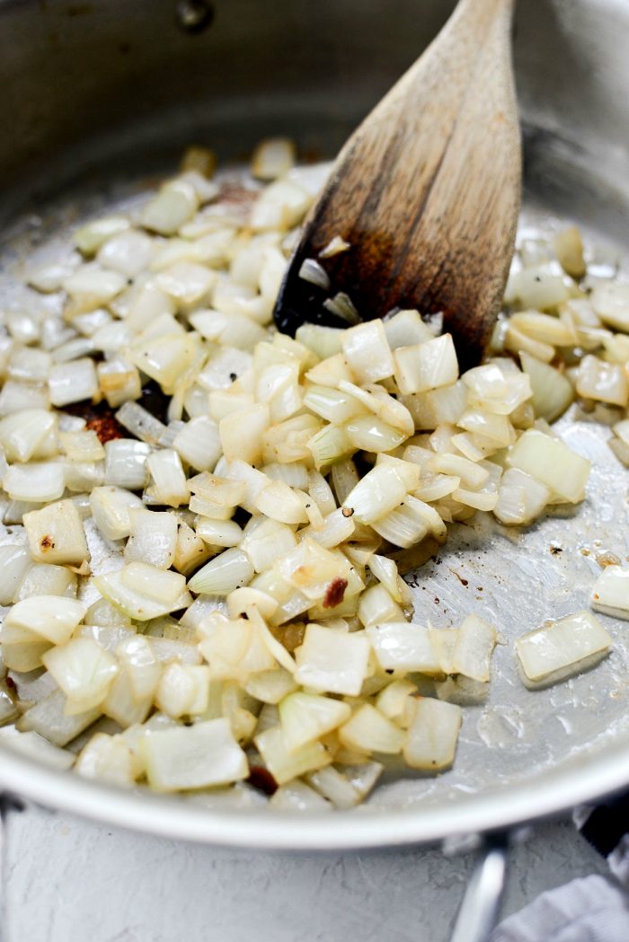 sauté onions