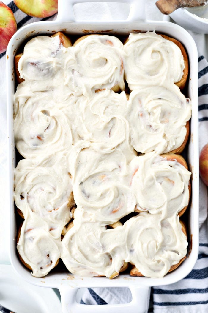 Apple Pecan Chai Cinnamon Rolls l SimplyScratch.com #apples #pecans #cinnamonrolls #chai #spice #homemade #fromscratch #simplyscratch