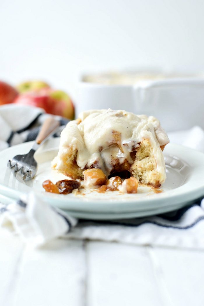 Apple Pecan Chai Cinnamon Rolls l SimplyScratch.com #apples #pecans #cinnamonrolls #chai #spice #homemade #fromscratch #simplyscratch