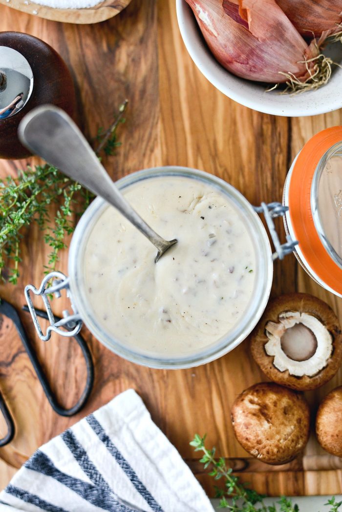 Homemade Condensed Cream of Mushroom Soup l SimplyScratch.com #fromscratch #homemade #condensed #soup #easy #mushroom #DIY #canofsoup