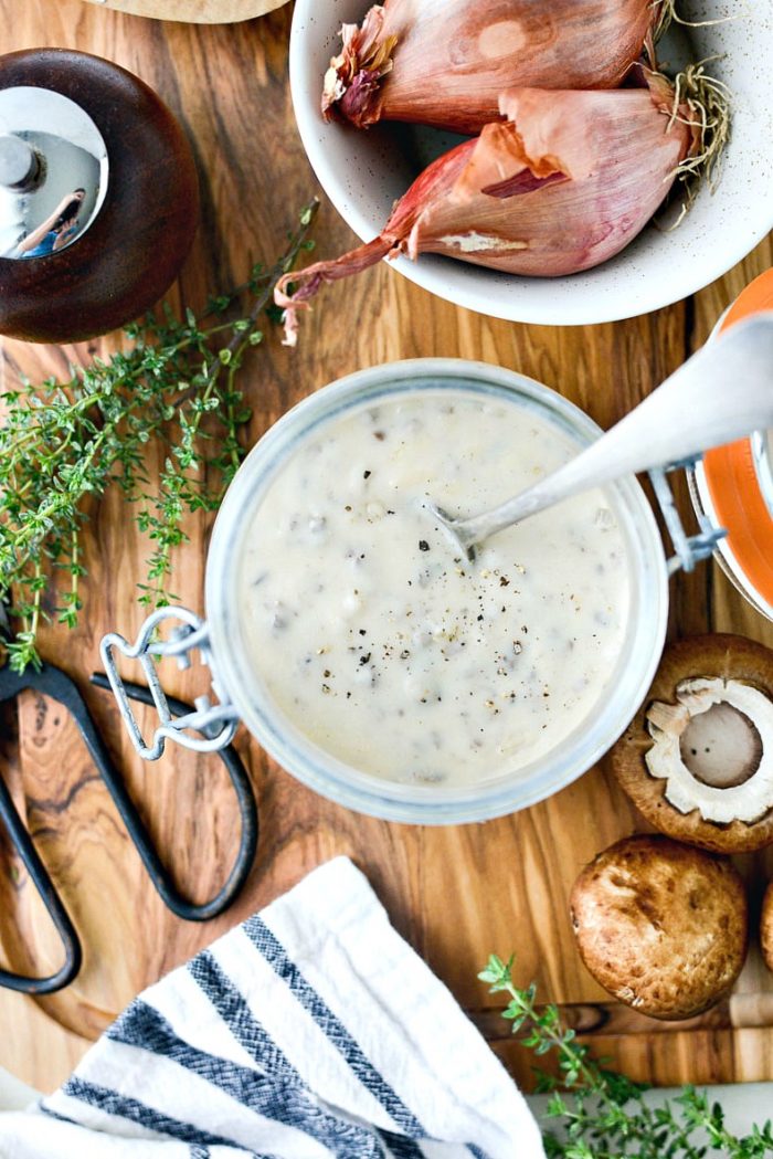 Homemade Condensed Cream of Mushroom Soup l SimplyScratch.com #fromscratch #homemade #condensed #soup #easy #mushroom #DIY #canofsoup