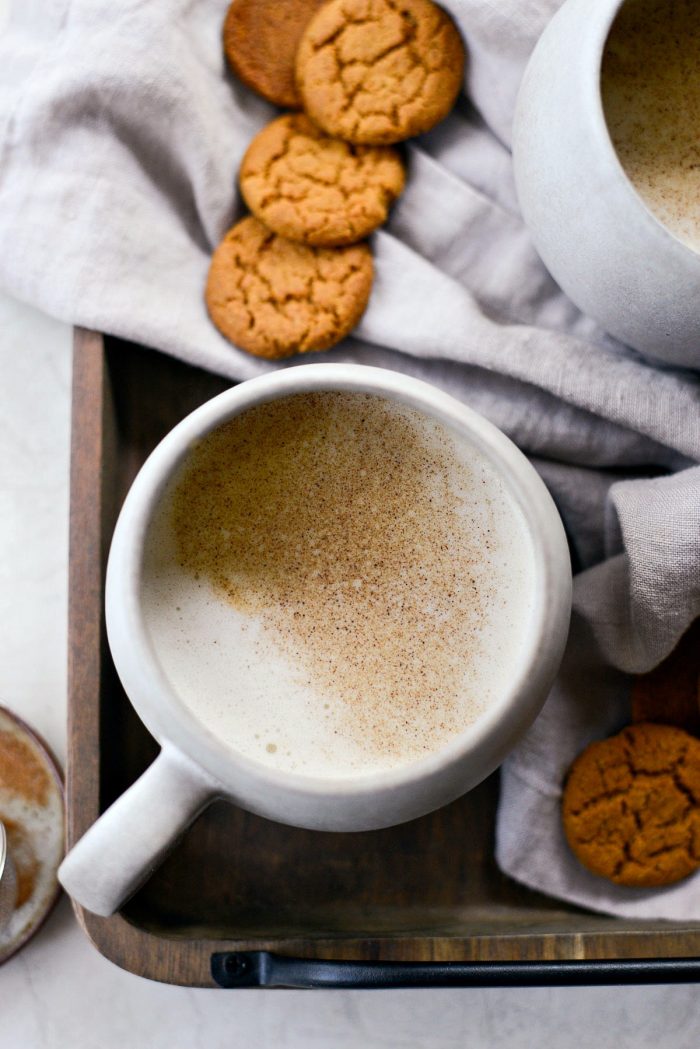 Pumpkin Spice Chai Latte l SimplyScratch.com #pumpkin #pumpkinspice #chai #late #beverage #fall #warm #drink