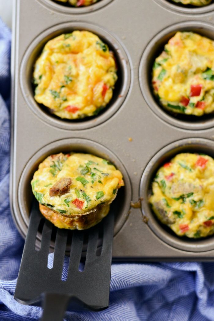 Hungry Harps: Mini Sausage Frittatas {made with a Whoopie Pie Pan}