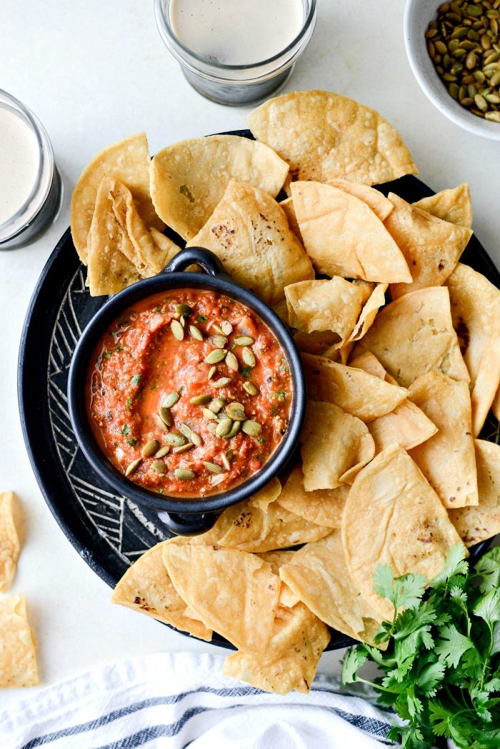 Chipotle Pepita Salsa l SimplyScratch.com #pepita #chipotle #salsa #fall #recipe #easy #appetizer #snack #simplyscratch