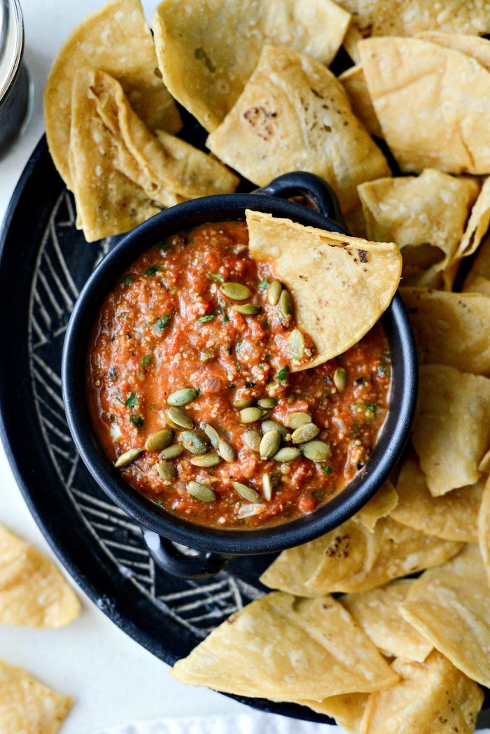 Chipotle Pepita Salsa l SimplyScratch.com #pepita #chipotle #salsa #fall #recipe #easy #appetizer #snack #simplyscratch