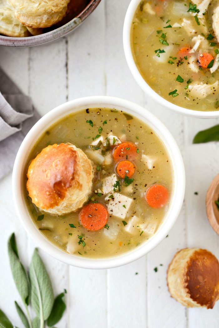 Leftover Turkey (Or Chicken) Pot Pie Soup