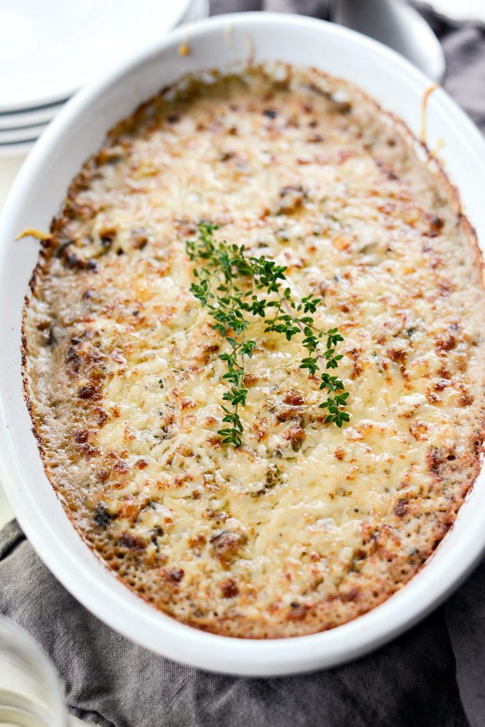 Mushroom Wild Rice Casserole l SimplyScratch.com #easy #homemade #mushroom #wildrice #casserole #nocannedsoup #fromscratch #thanksgiving #holiday #recipe