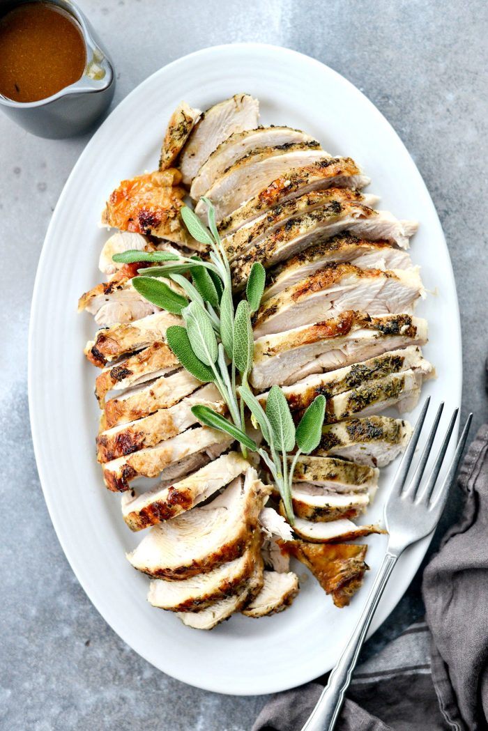 Slow Cooker Turkey Breast l SimplyScratch.com #turkey #slowcooker #thanksgiving #recipe #gravy #turkeybreast #holiday