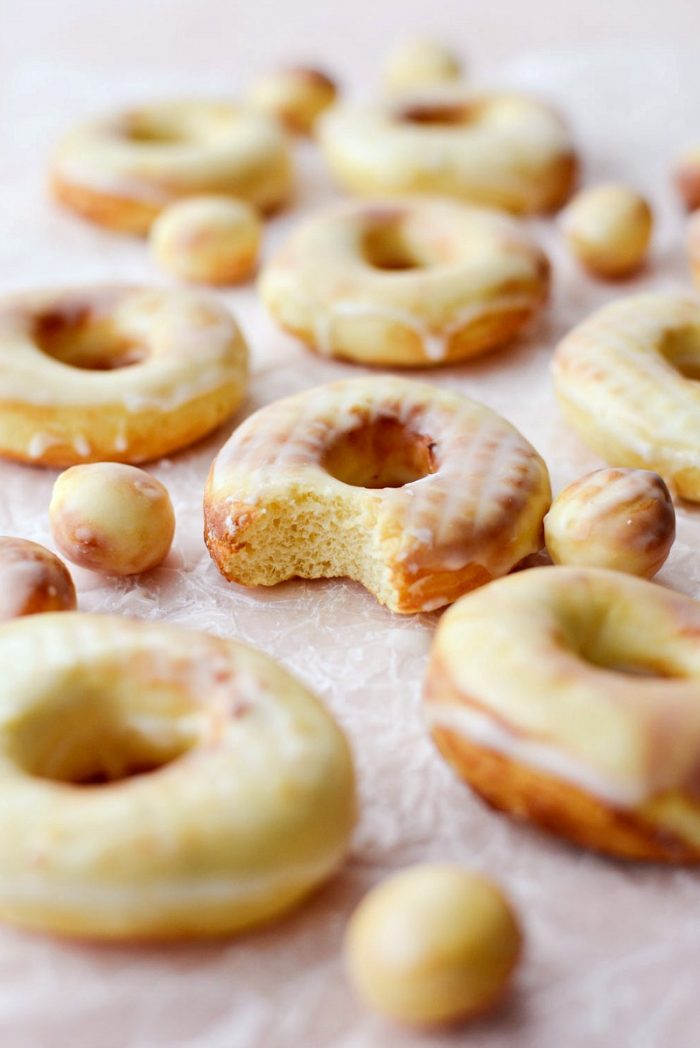 Air Fryer Glazed Doughnts l SimplyScratch.com #airfryer #airfried #doughnuts #homemade #fromscratch