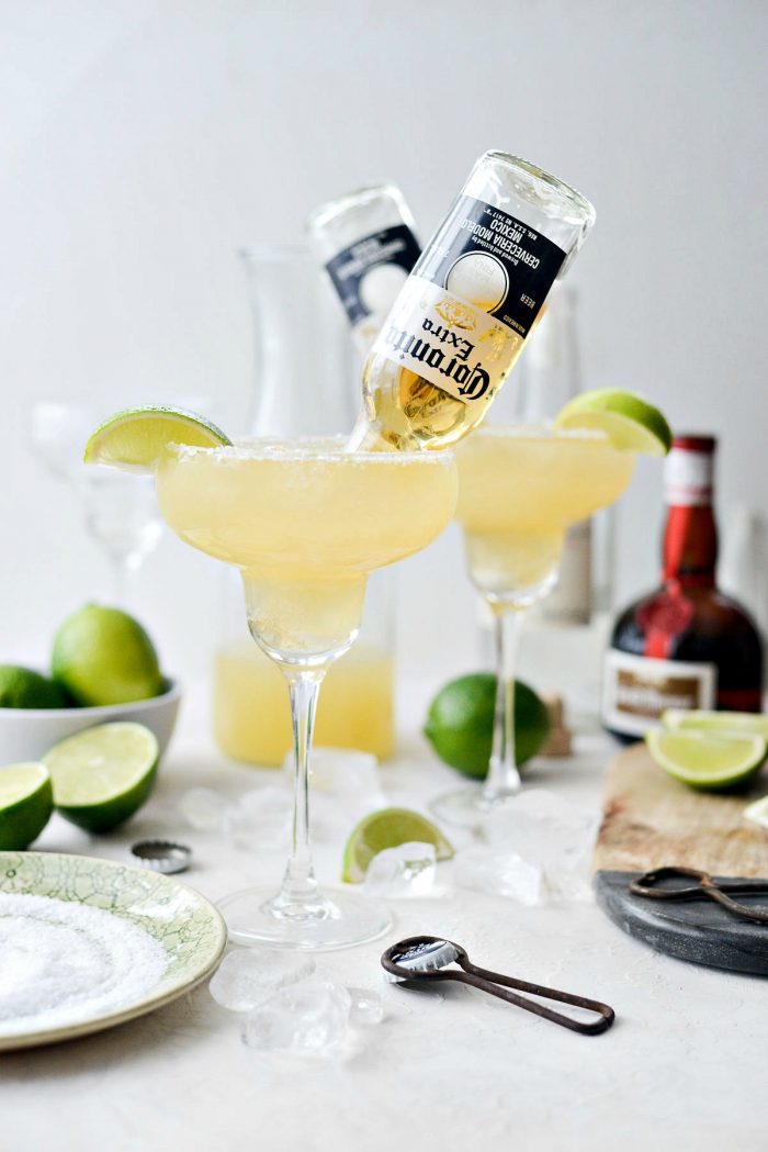 Beergaritas l SimplyScratch.com #gameday #beermargarita #coronita #adultbeverage #alcholicdrink #drink #beverage