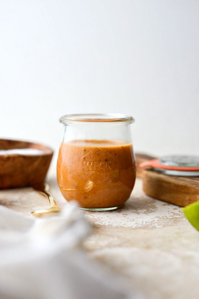 Chipotle Honey Vinaigrette l SimplyScratch.com #homemade #chipotle #honey #vinaigrette