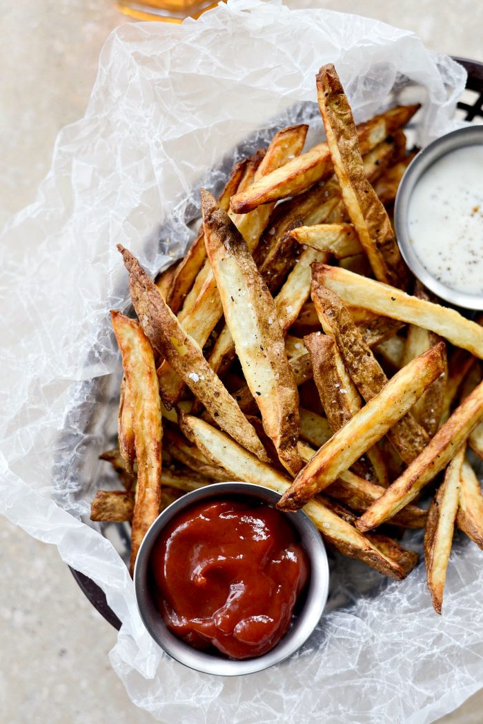 Homemade Air Fryer Frech Fries l SimplyScratch.com #homemade #airfryer #airfryerrecipe #FrenchFries #healthy #light #easy