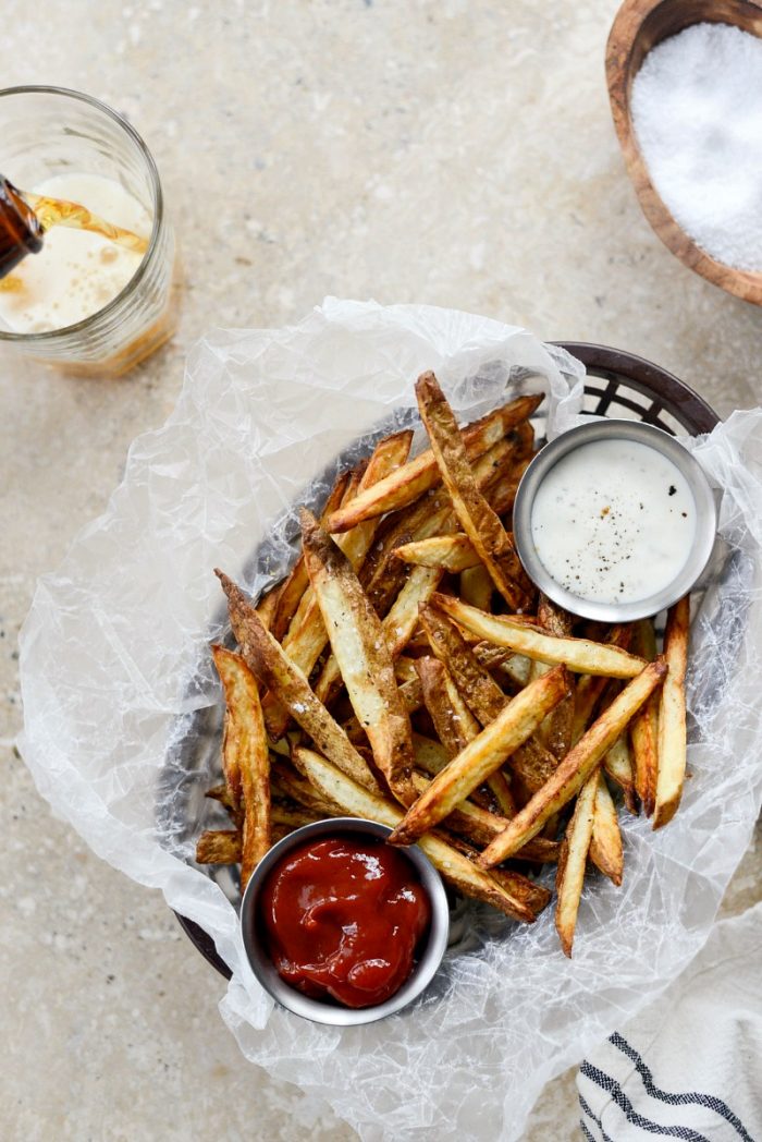 Homemade Air Fryer Frech Fries l SimplyScratch.com #homemade #airfryer #airfryerrecipe #FrenchFries #healthy #light #easy