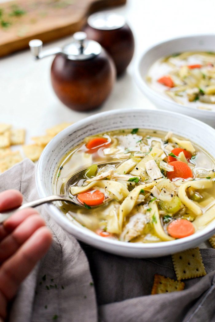 Homemade Chicken Noodle Soup l SimplyScratch.com #fromscratch #chicken #noodle #chickennoodlesoup #homemade #chickensoup