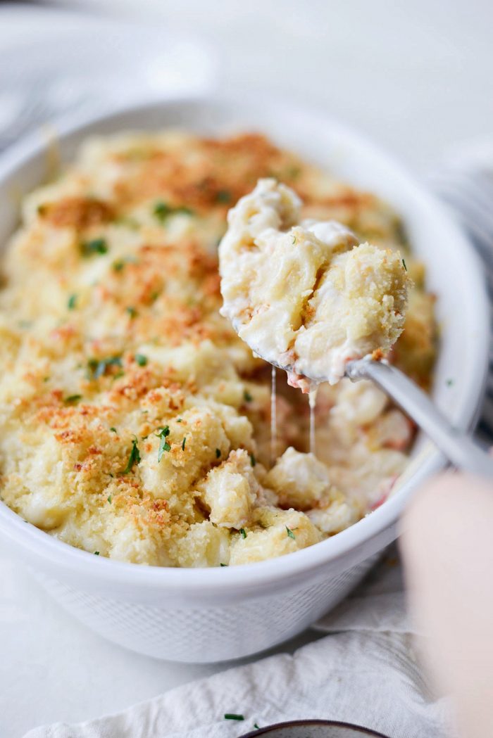 Lobster Mac and Cheese l SimplyScratch.com #valentinesday #valentine #lobster #macandcheese #sidedish