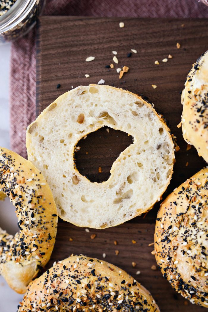 Air Fryer Everything Bagels l SimplyScratch.com #airfryer #airfried #everything #bagels #everythingseasoning #light #lowfat #ww #lowpoint