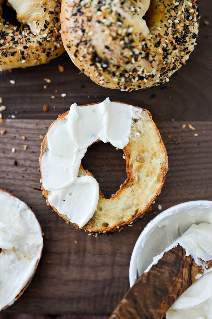 Air Fryer Everything Bagels l SimplyScratch.com #airfryer #airfried #everything #bagels #everythingseasoning #light #lowfat #ww #lowpoint