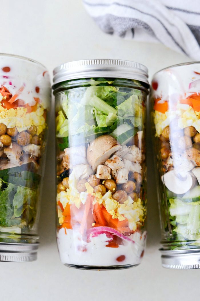 KSP Salad To-Go Glass Salad Mason Jar