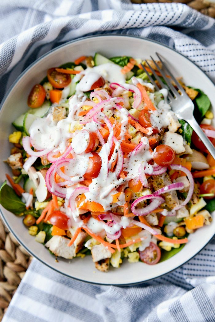 Mason Jar Salad for Meal Prep + A Killer Clean Honey Mustard Dressing!