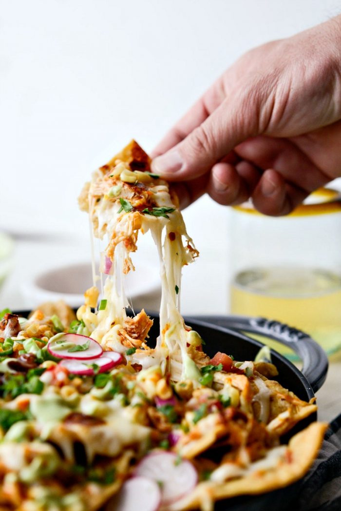 Jacuzzi Chicken Nachos l SimplyScratch.com #chicken #nachos #easy #dinner #appetizer