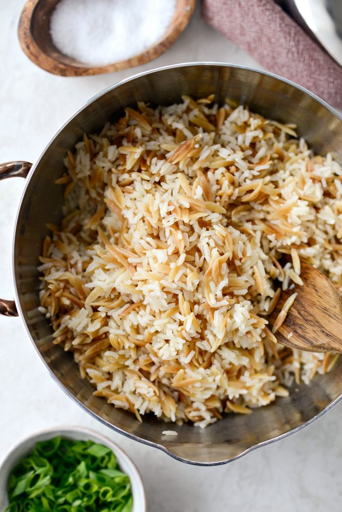 Rice Pilaf l SimplyScratch.com #sidedish #rice #pasta #easy #pilaf